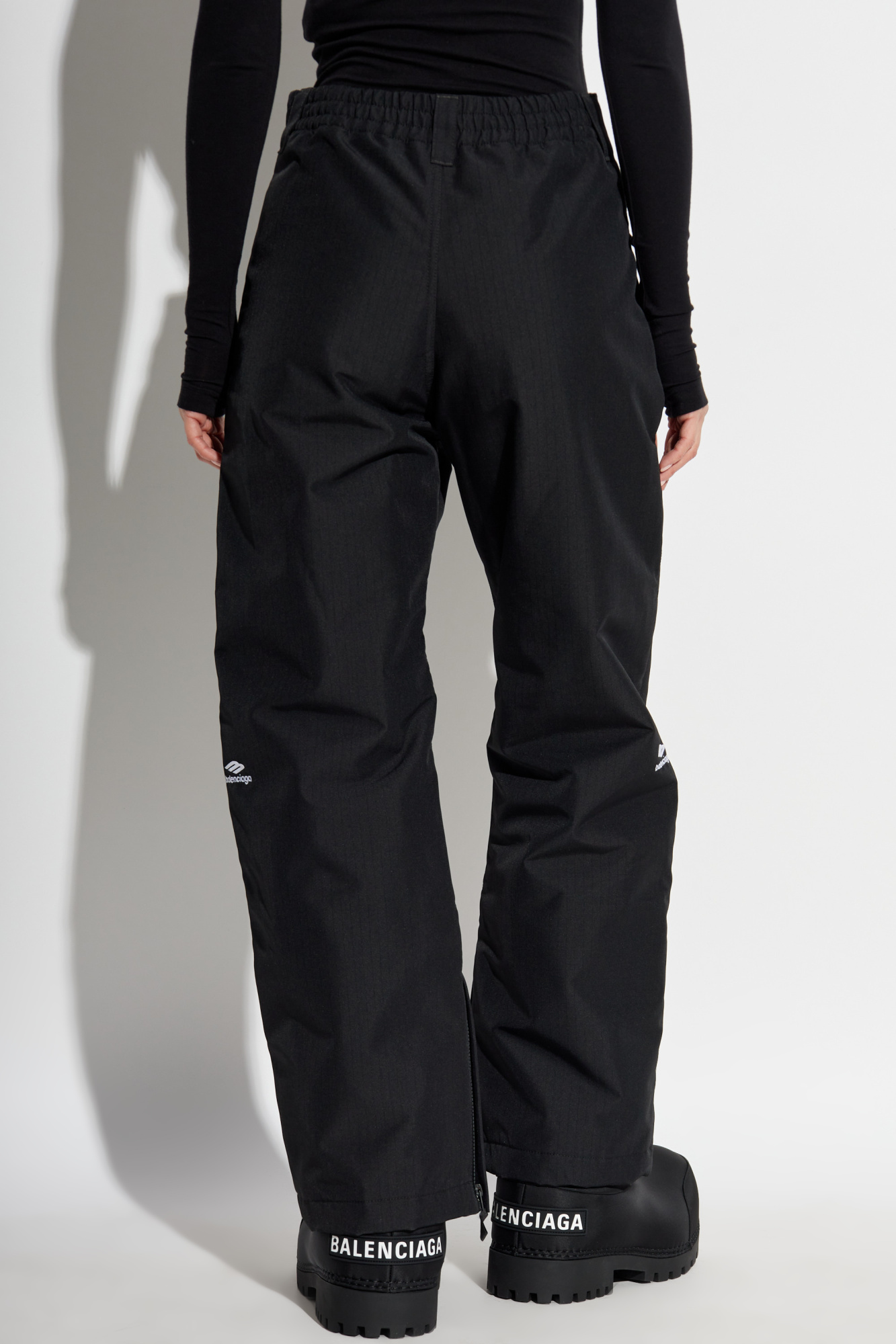 パンツ BALENCIAGA Black stretch nylon ski pant (774002TPQ37 1000) Balenciaga Black Stretch Nylon Ski Pant (BALENCIAGA/パンツ